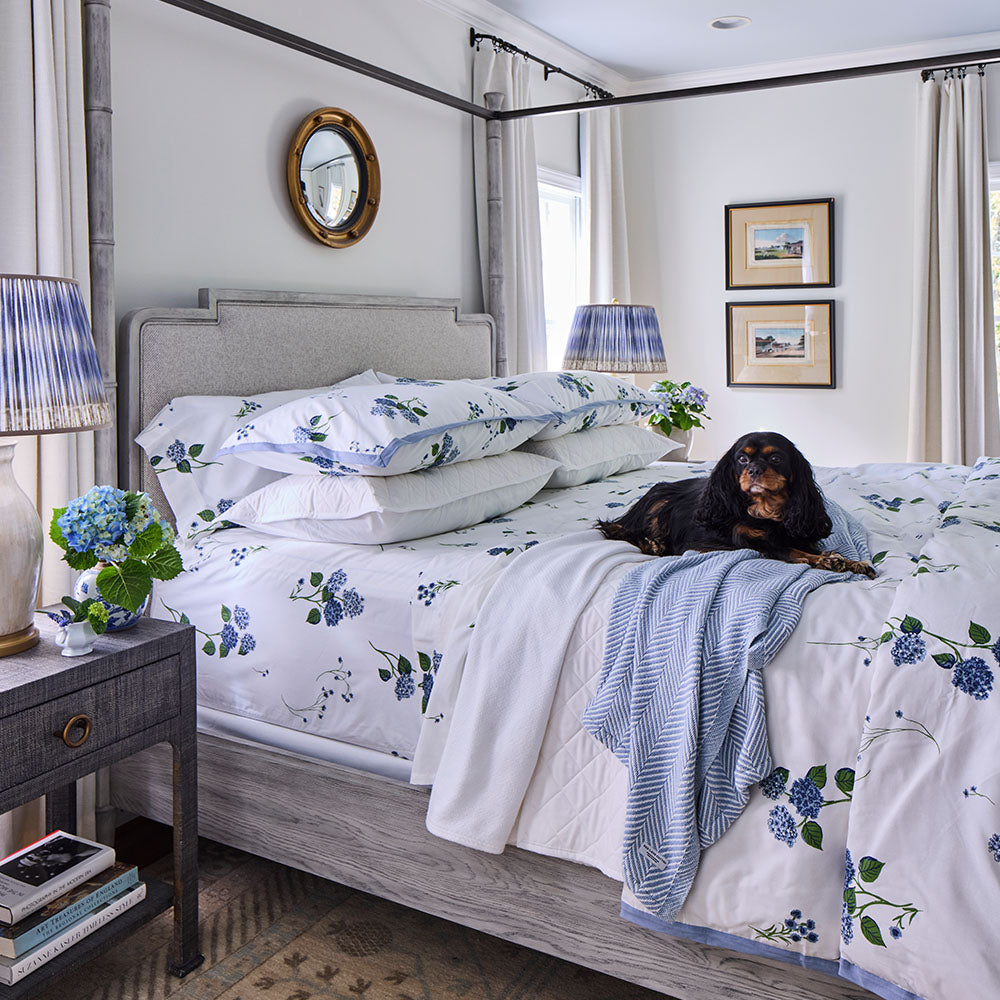 Hydrangea Print Single Fitted Sheet