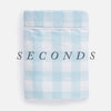 Seconds Statement Gingham Single Flat Sheet