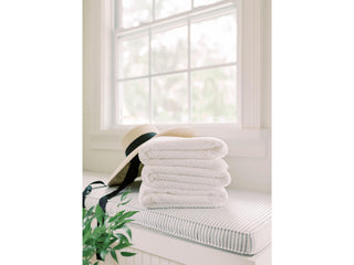 Cotton Spa Bath Towel - White