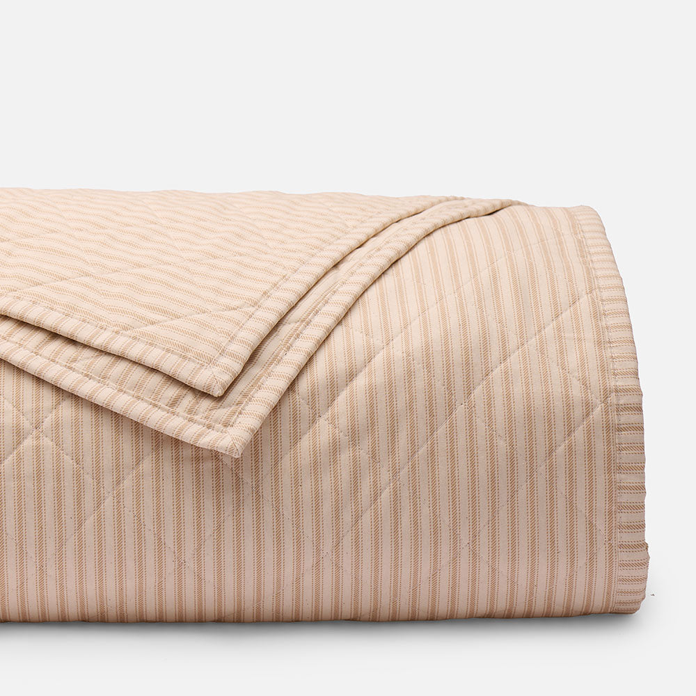 Ticking Stripe Classic Quilt
