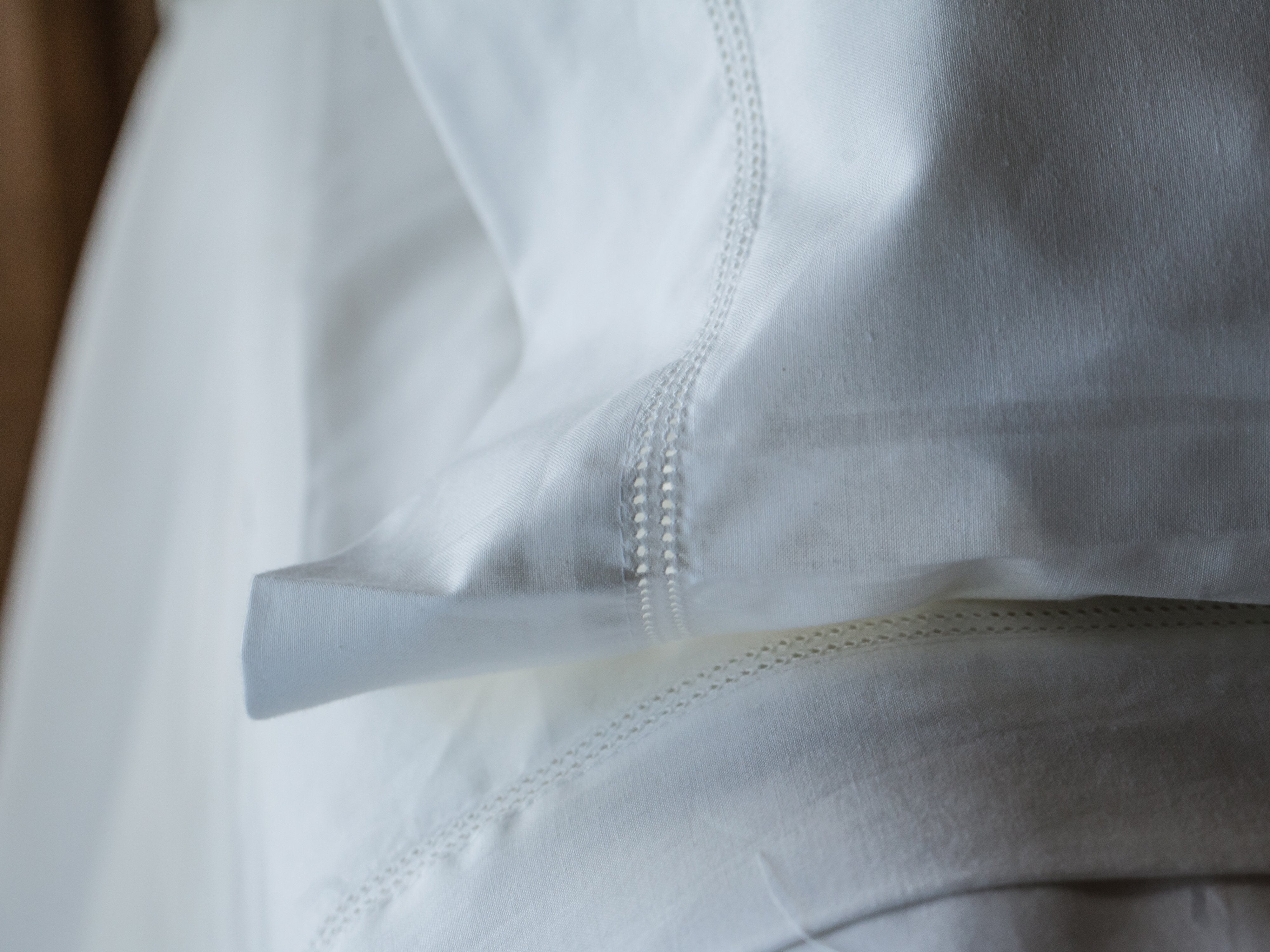 Hemstitched Sheet Sets - White