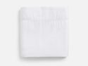 Hemstitched Single Flat Sheets - White