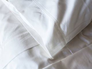 Hemstitched Sheet Sets - White