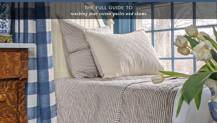 The Full Guide to Washing Your Cotton Quilts and Shams Red Land