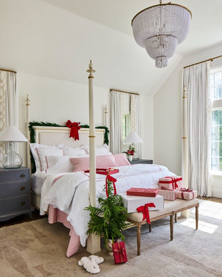 Bring Holiday Cheer Home with Red & White Ticking Stripe