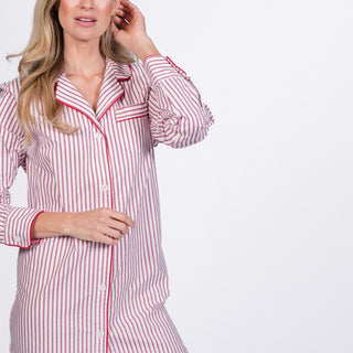 Timeless Night Shirts - Red Stripe