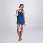 
  
    Luxe Knit Tank Set - Sapphire Blue
  
