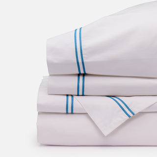 Ella Embroidered Sheet Set - color_Embroidered*Lake