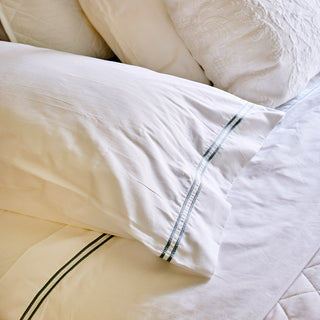 Ella Embroidered Flat Sheet