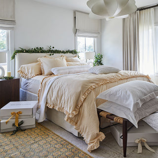 Harvest Gold Stripe Lumbar Pillow Sham - Last Chance & Final Sale!