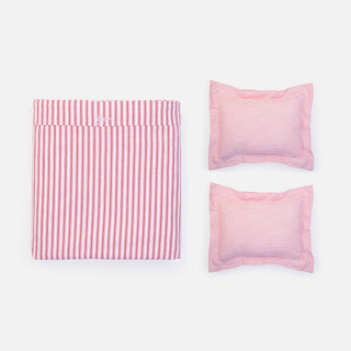 Ticking Stripe Duvet Cover and Shams Bundle