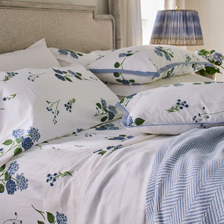 Hydrangea Print Flat Sheet