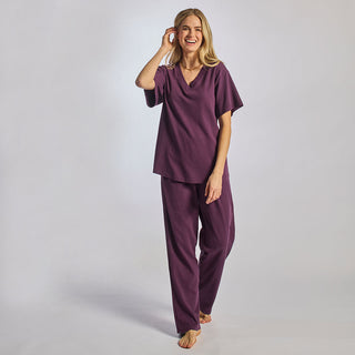 Luxe Knit V-Neck Pant Set - Final Sale & Last Chance!