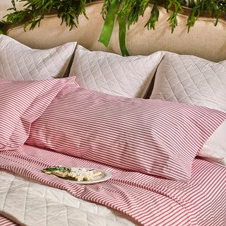 Ticking Stripe Single Fitted Sheet