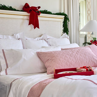 Ticking Stripe Quilt and Shams Bundle