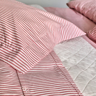 Ticking Stripe Duvet Cover and Shams Bundle