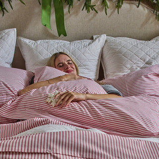 Ticking Stripe Duvet Cover and Shams Bundle