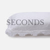 Seconds White Matelasse King Sham