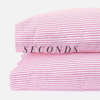 Seconds Ticking Stripe Pillowcase Sets