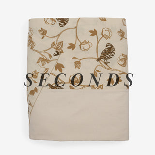 Seconds Cotton & Quail Single Flat Sheet