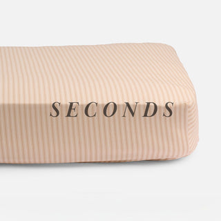 Seconds Ticking Stripe Single Fitted Sheet