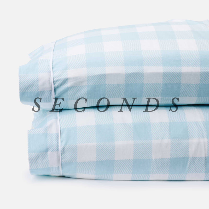 Seconds Statement Gingham Pillowcase Sets