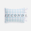Seconds Statement Gingham Pillow Sham