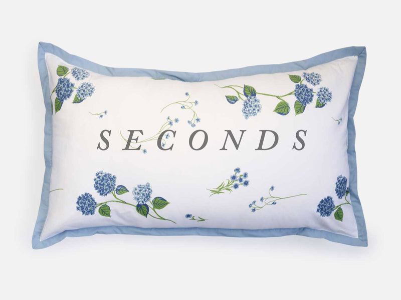 Seconds Hydrangea Print King Sham