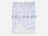 Seconds Powder Blue Matelasse Throw