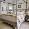 Sesame Ticking Stripe Duvet Cover & Sham Bundle with Zipper Closure