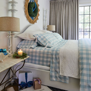 Statement Gingham King Sham  - Last Chance & Final Sale!