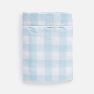 Statement Gingham Single Flat Sheet  - Last Chance & Final Sale!