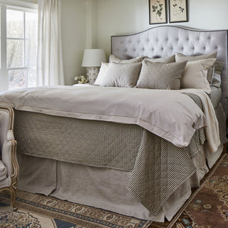 Ticking Stripe Quilt and Shams Bundle