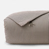 Ticking Stripe Duvet Cover with Zipper Closure