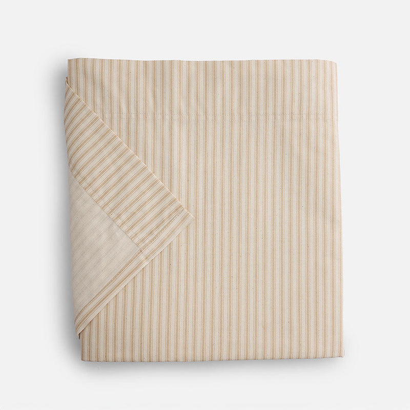 Ticking Stripe Single Flat Sheet