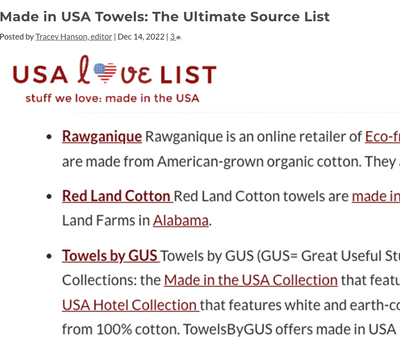 Made in USA Bathroom Accessories: A Source List