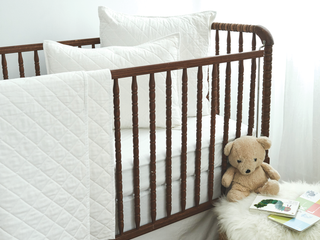 Fitted Crib Sheet - White