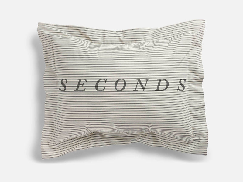 Seconds Ticking Stripe Pillow Shams
