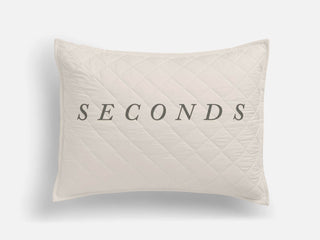 Seconds Basic Quilted Standard Sham