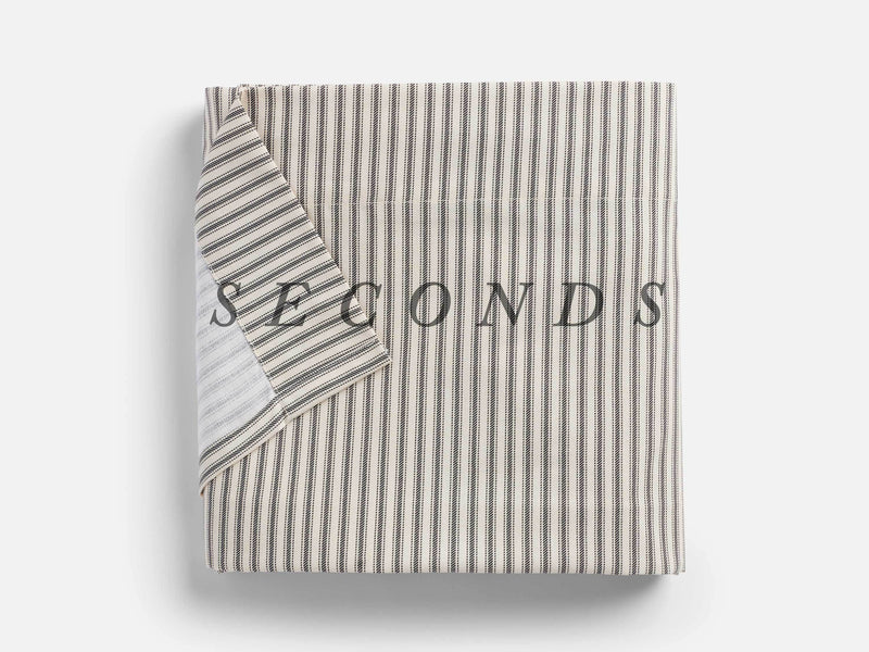 Seconds Ticking Stripe Single Flat Sheet